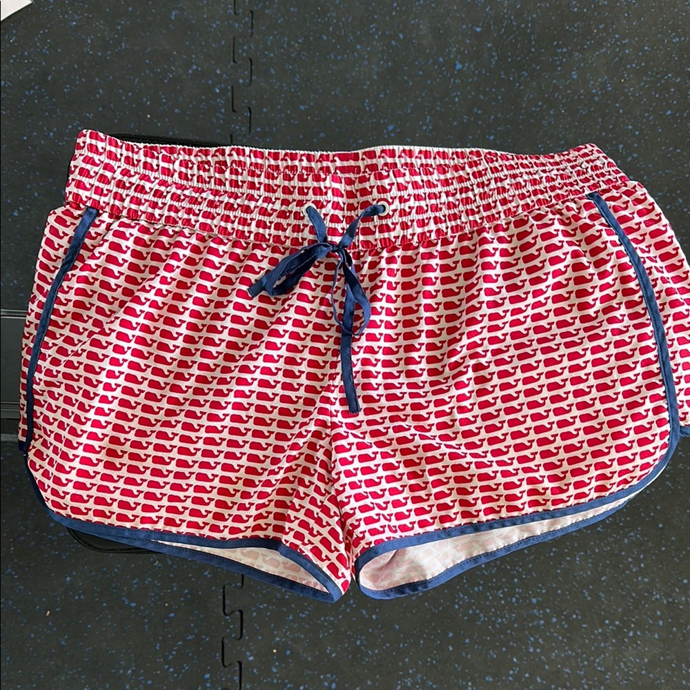 Vineyard Vines Red and Blue Athletic Shorts